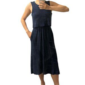 ASOS Women's Blue Midi Tank Top Dress Size US4/EU/36/UK8